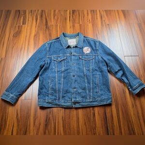 MLB YANKEES Levi's Collaboration Denim Jacket Men's Size 3XL